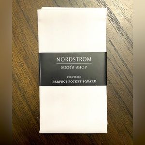 Nordstrom Perfect Pocket Square // Solid White